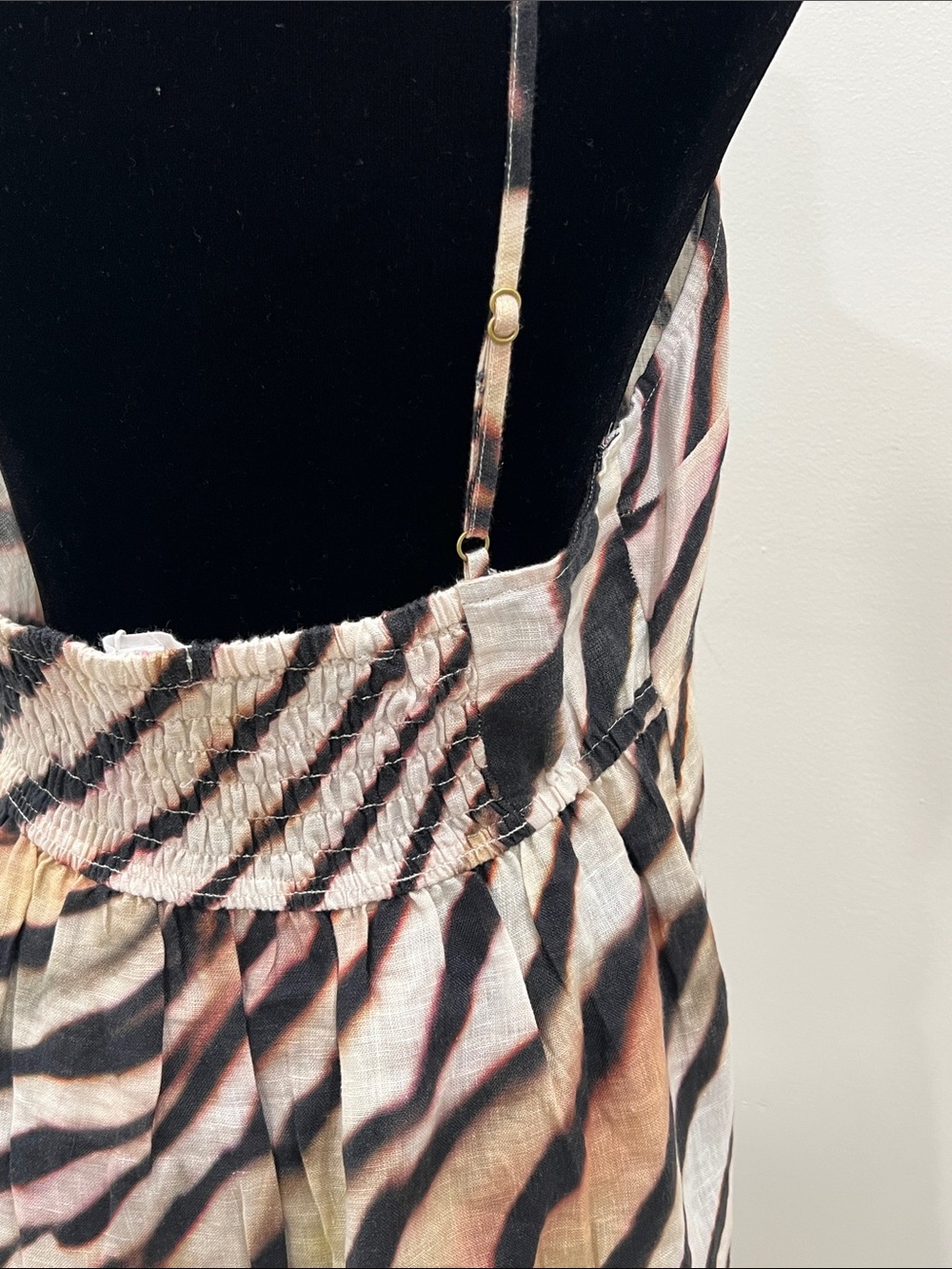 Vitamin A Arden Dress - Shell Stripe Linen - Picture 10 of 15